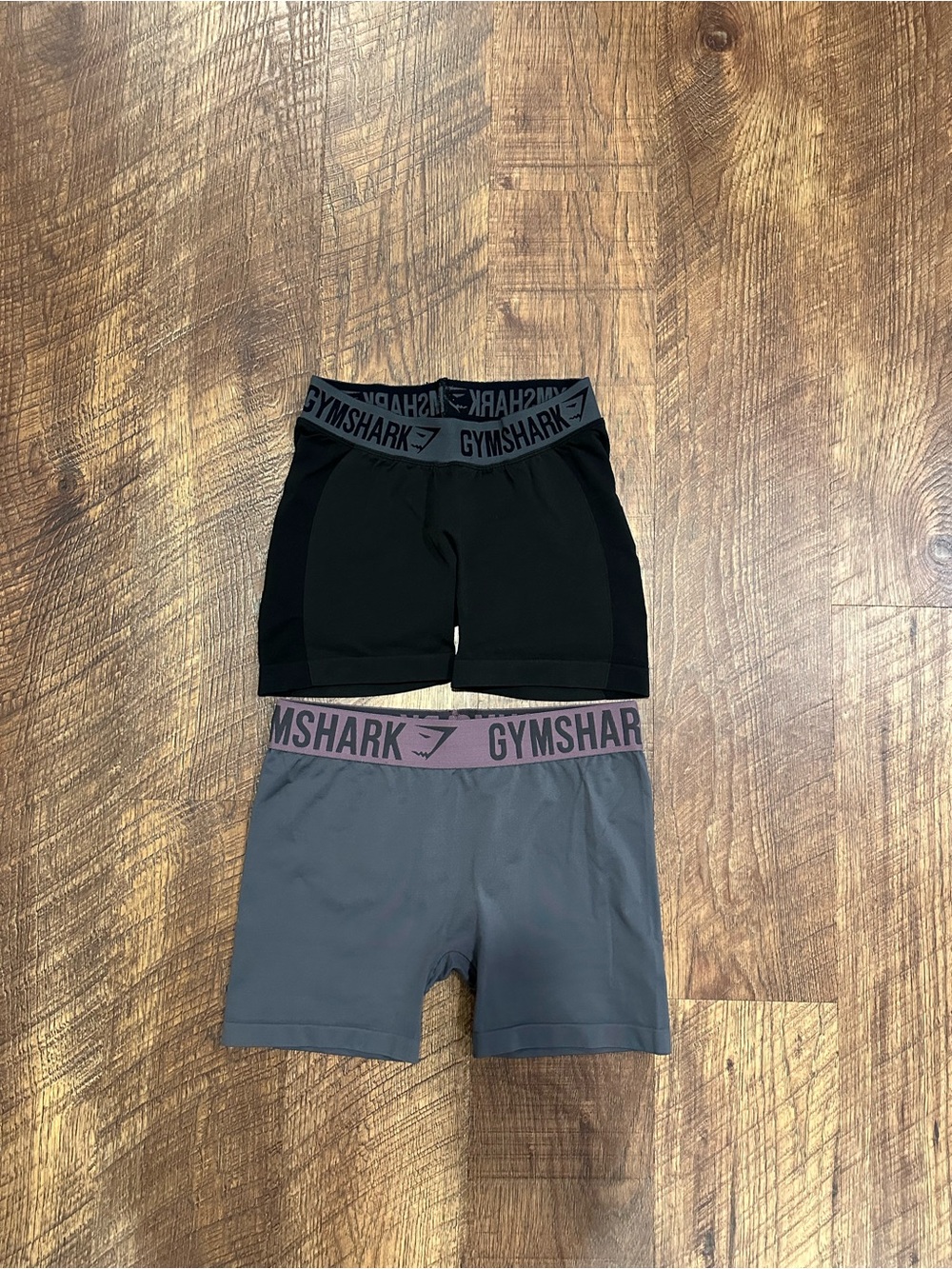 Gymshark Black & Gray Workout Shorts Duo